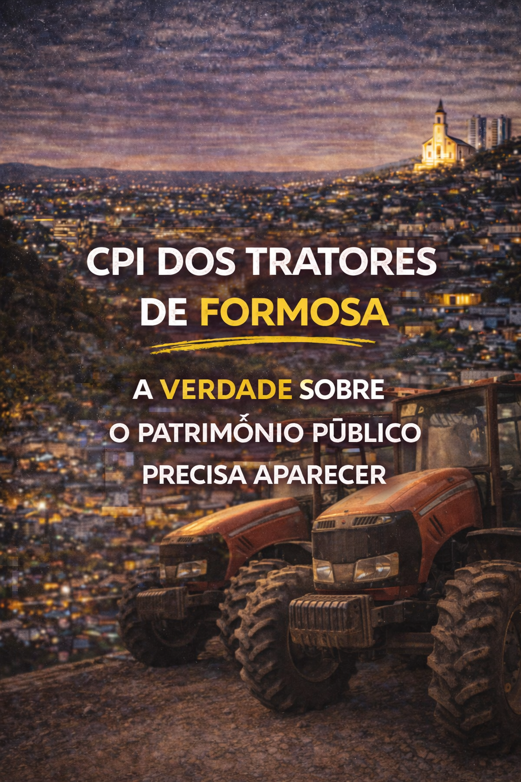 CPI Existe Para Mostrar a Verdade à Sociedade | Vereador Valdson José - Formosa Goiás