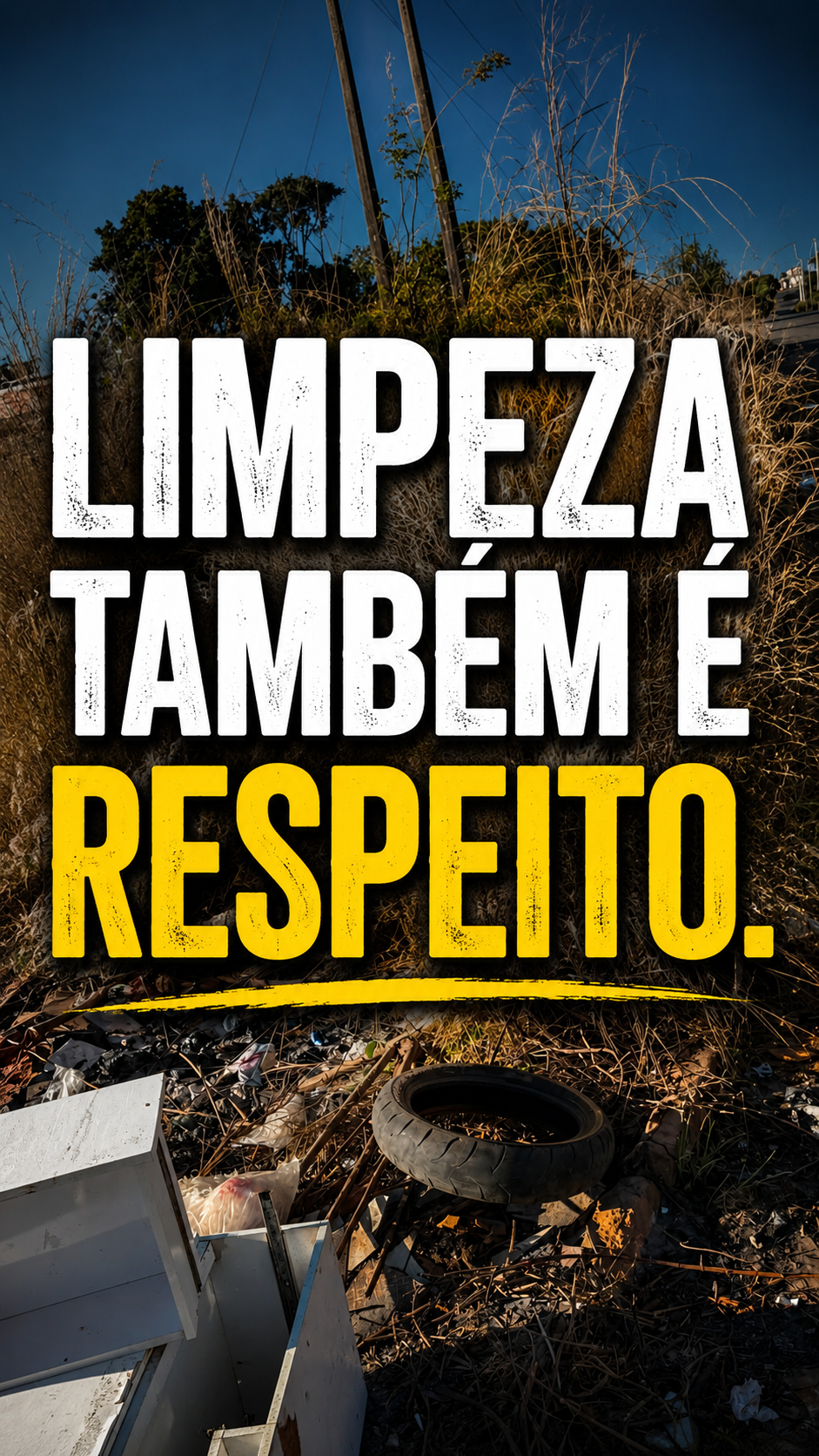 O MATO TOMOU CONTA DE FORMOSA | Professor e vereador Valdson José