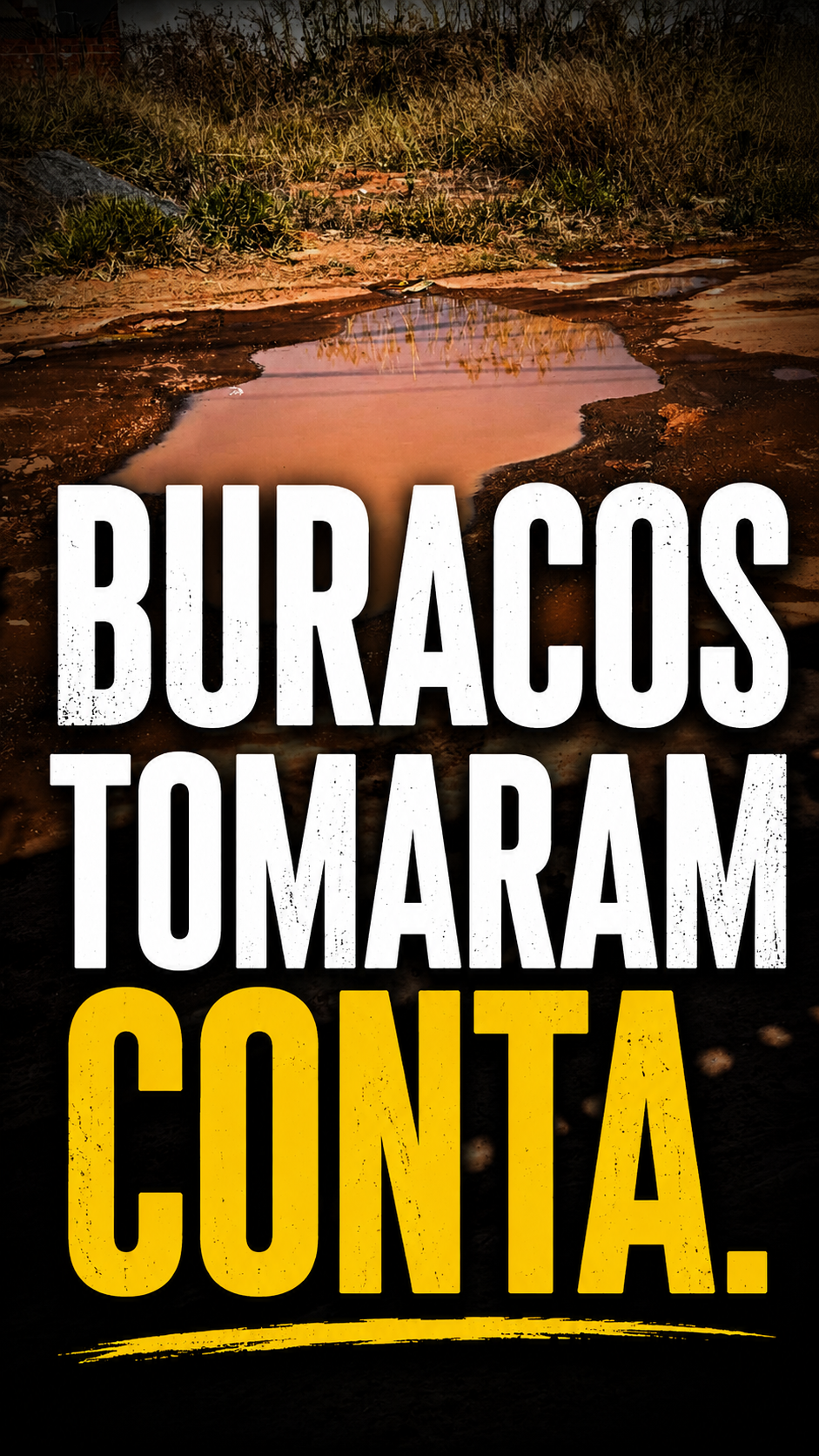 Moradores Enfrentam Buracos e Falta de Infraestrutura no Parque da Colina | Professor e Vereador Valdson José - Formosa Goiás