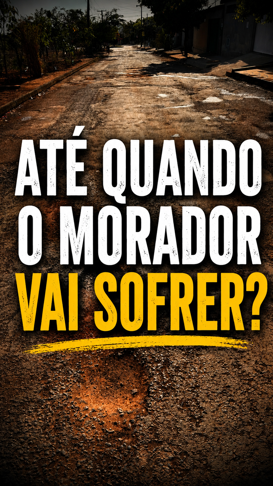 ATÉ QUANDO O MORADOR VAI SOFRER? | Professor e vereador Valdson José - Formosa Goiás
